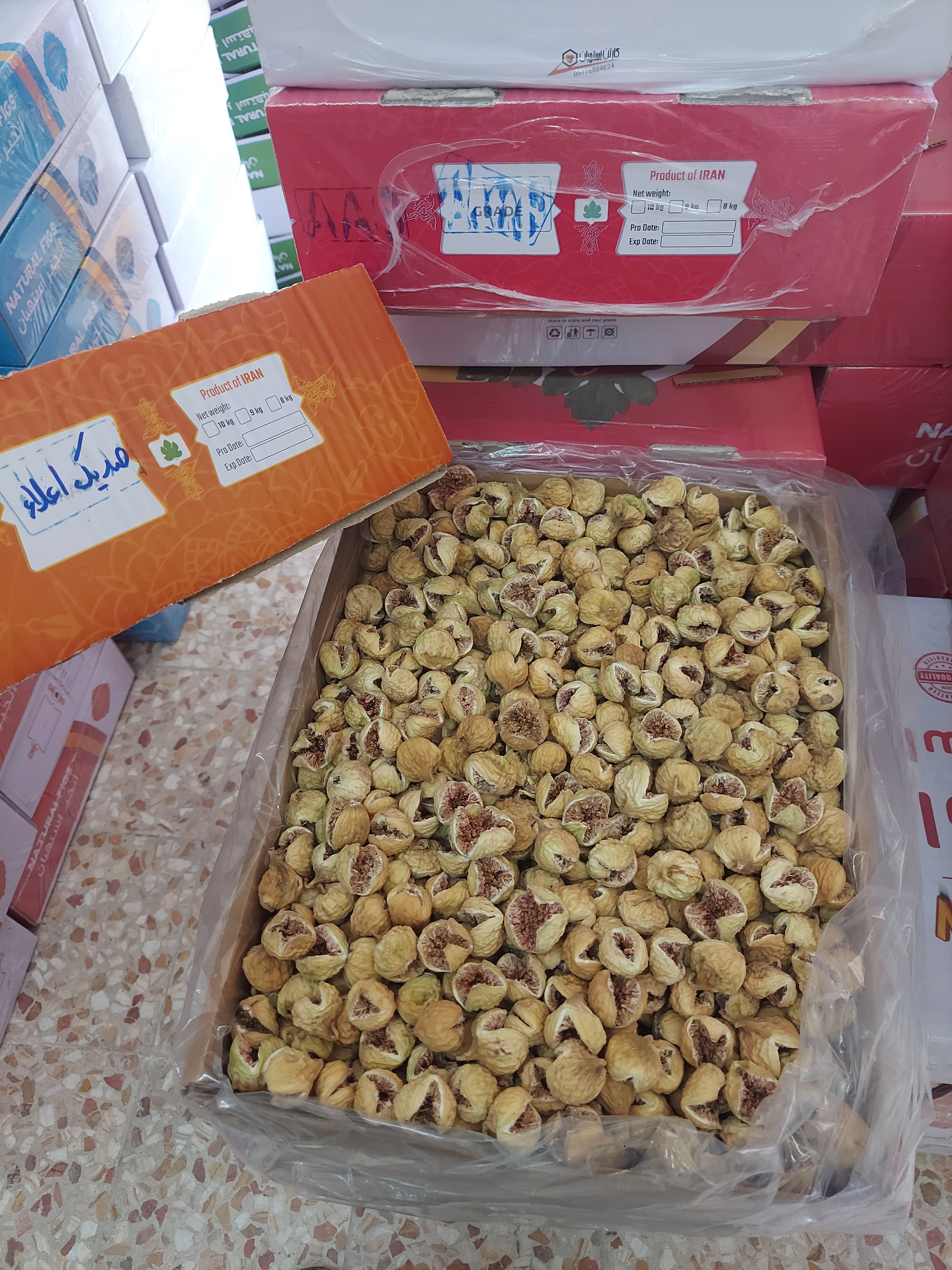 انجیر خشک استهبان ۱۰ کیلویی صدیک